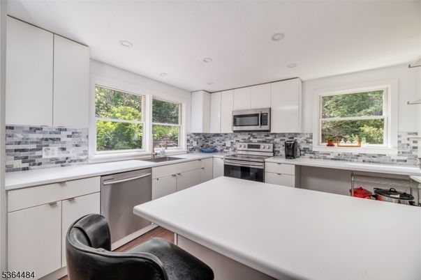 Interior, Kitchen, Recessed Lighting, Stainless Steel Appliances