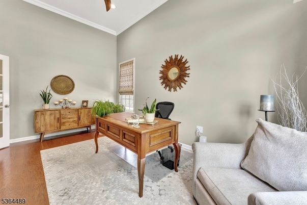 Home Office, Interior, Wood Texture Flooring