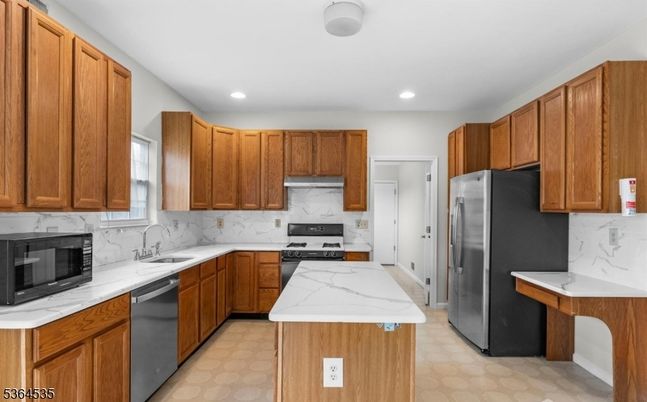 Interior, Kitchen, Recessed Lighting, Stainless Steel Appliances