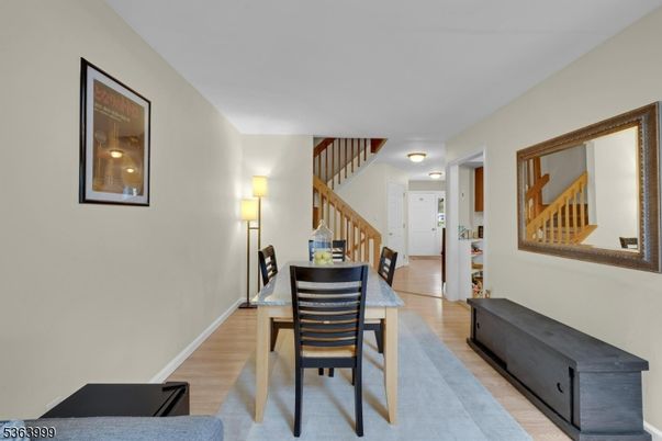 Dining room, Interior, Wood Texture Flooring