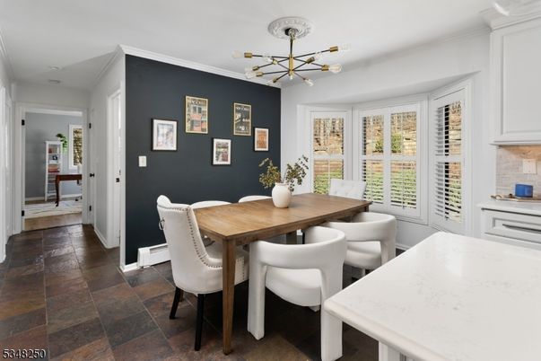 Dining room, Interior, Pendant Lights