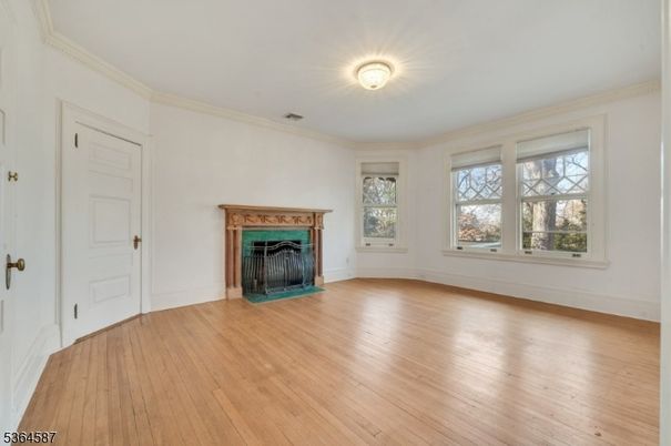 Empty room, Fireplace, Interior, Wood Texture Flooring