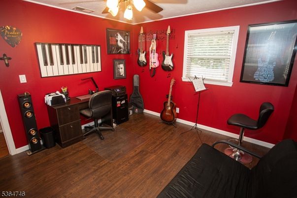 Home Office, Interior, Wood Texture Flooring