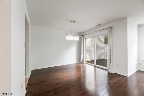Chandelier, Empty room, Interior, Pendant Lights, Wood Texture Flooring