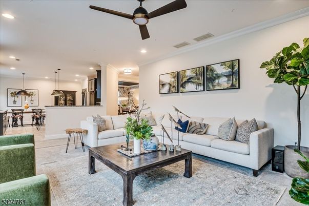 Interior, Kitchen, Living room, Pendant Lights, Recessed Lighting
