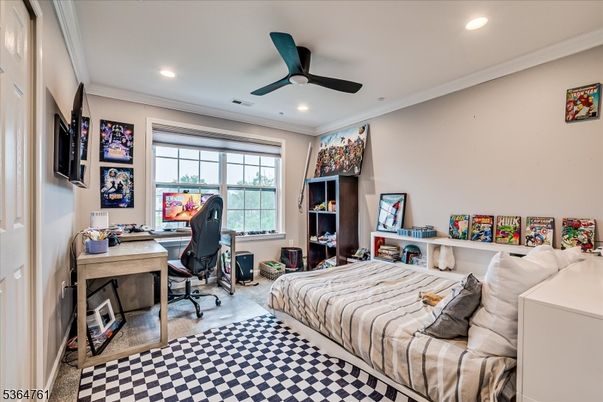 Bedroom, Home Office, Interior, Recessed Lighting