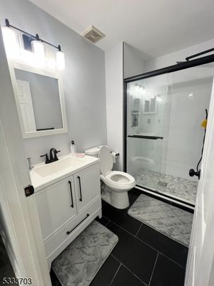 Bathroom, Dual Sink Vanities, Glass Shower, Interior