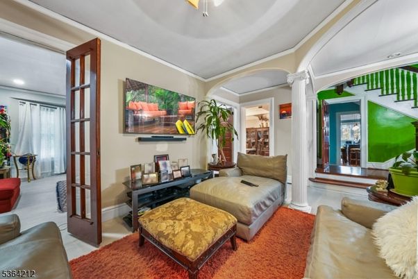 Interior, Living room, Recessed Lighting