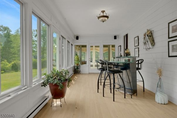 Interior, Sun Room, Wood Texture Flooring