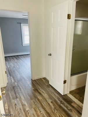 Bathroom, Empty room, Interior, Wood Texture Flooring