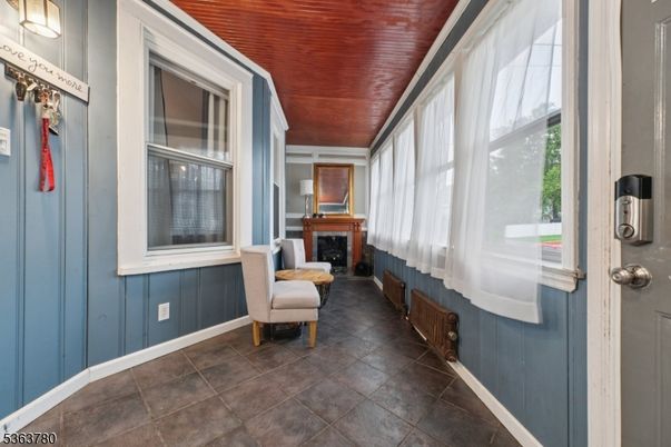 Fireplace, Interior, Wooden Ceilings