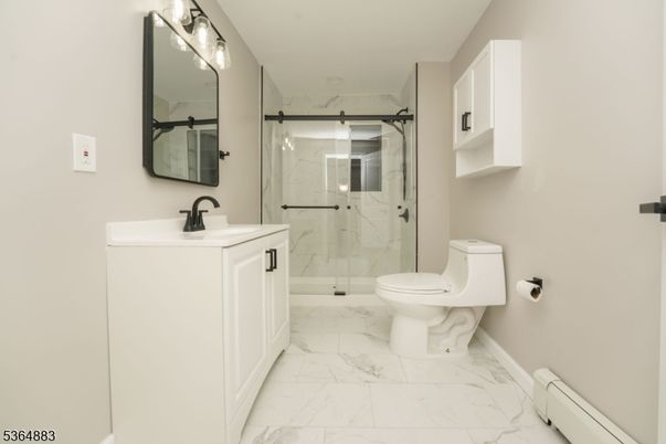 Bathroom, Glass Shower, Interior, Marble, Marble Walls