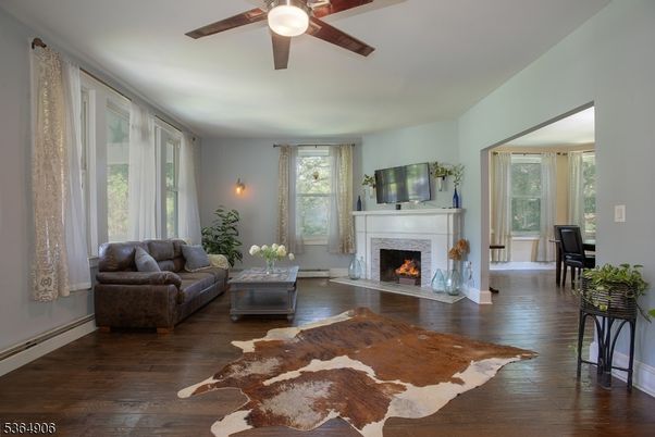 Fireplace, Interior, Living room, Wood Texture Flooring