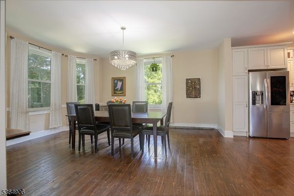 Chandelier, Dining room, Interior, Kitchen, Wood Texture Flooring