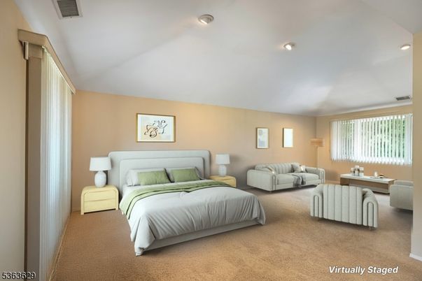 Bedroom, Interior, Recessed Lighting