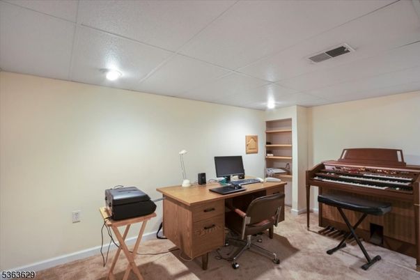 Home Office, Interior, Piano