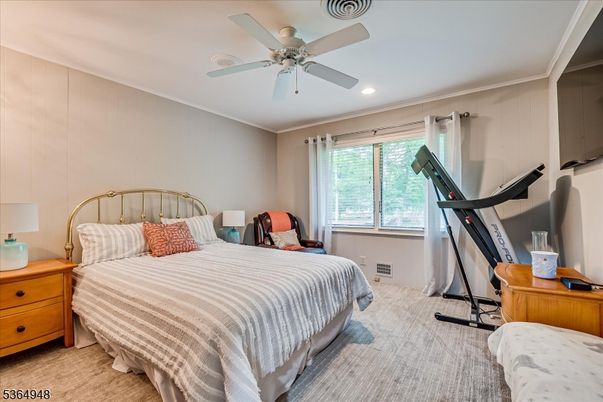 Bedroom, Fitness Equipment, Interior, Recessed Lighting