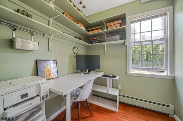 Home Office, Interior, Wood Texture Flooring