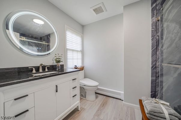 Bathroom, Interior, Wood Texture Flooring
