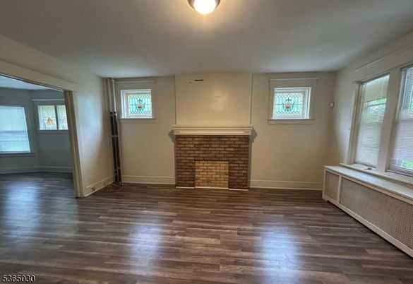 Empty room, Fireplace, Interior, Wood Texture Flooring
