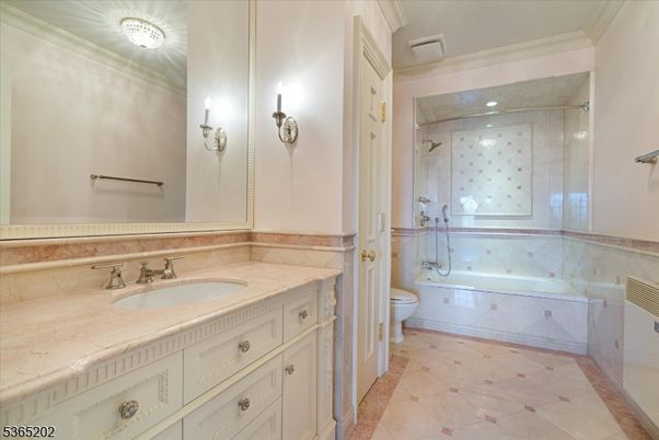 Bathroom, Glass Shower, Interior, Tile Countertops