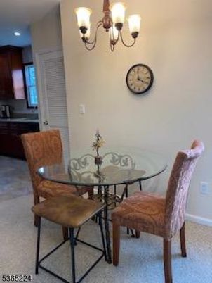 Chandelier, Dining room, Interior, Recessed Lighting