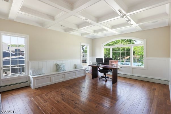 Home Office, Interior, Wood Texture Flooring