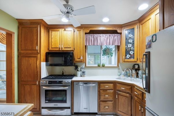 Interior, Kitchen, Recessed Lighting, Stainless Steel Appliances