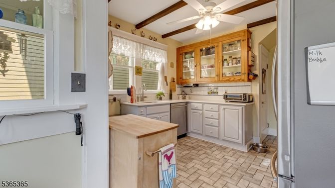 Interior, Kitchen, Wooden Beams