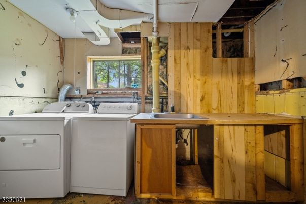 Interior, Washer, Wooden Walls