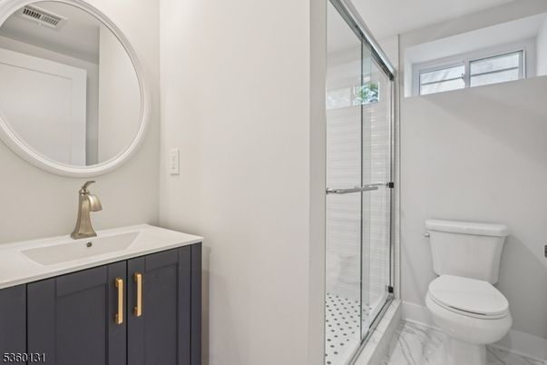 Bathroom, Glass Shower, Interior, Marble