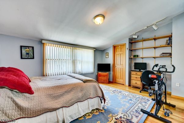 Bedroom, Fitness Equipment, Home Office, Interior, Wood Texture Flooring