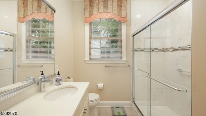 Bathroom, Glass Shower, Interior, Marble Walls