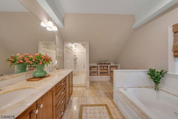 Bathroom, Dual Sink Vanities, Glass Shower, Interior