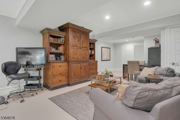Interior, Living room, Recessed Lighting