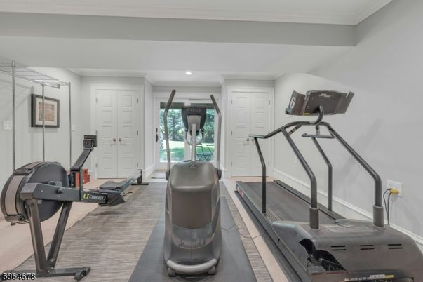 Fitness Equipment, Interior, Recessed Lighting