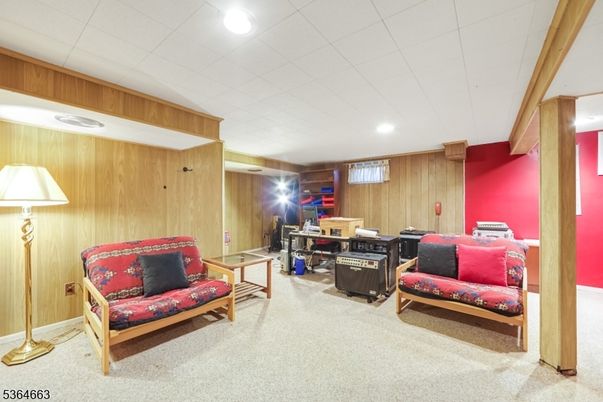 Interior, Recessed Lighting, Wooden Walls
