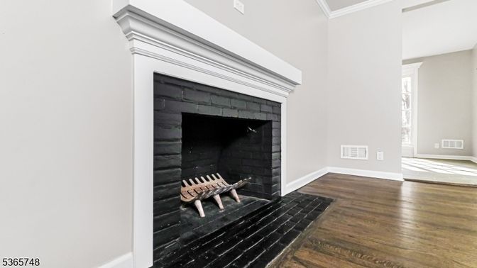 Fireplace, Interior, Wood Texture Flooring