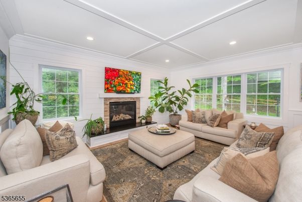 Fireplace, Interior, Living room, Recessed Lighting