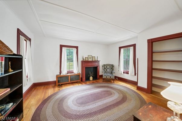Fireplace, Interior, Wood Texture Flooring
