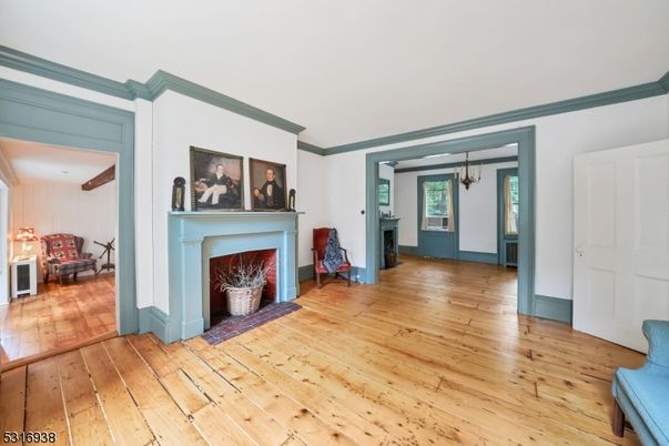 Fireplace, Interior, Wood Texture Flooring