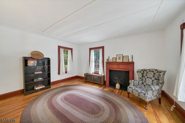 Fireplace, Interior, Wood Texture Flooring