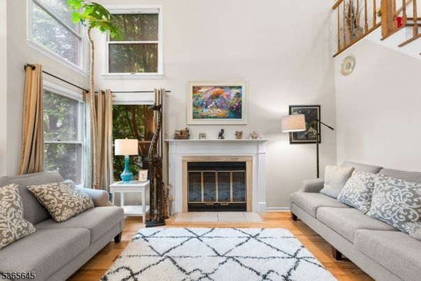 Fireplace, Interior, Living room, Wood Texture Flooring