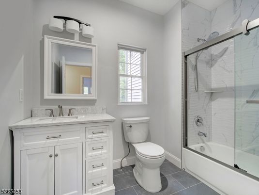 Bathroom, Glass Shower, Interior, Marble Walls