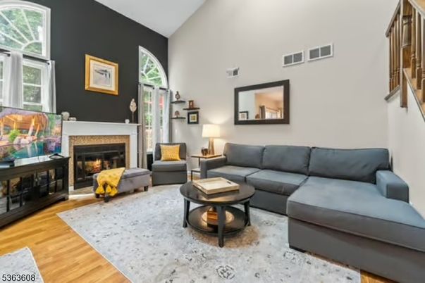 Fireplace, Interior, Living room, Wood Texture Flooring