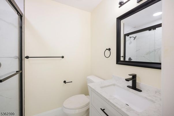 Bathroom, Glass Shower, Interior, Marble, Recessed Lighting