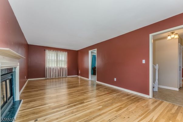 Empty room, Fireplace, Interior, Wood Texture Flooring