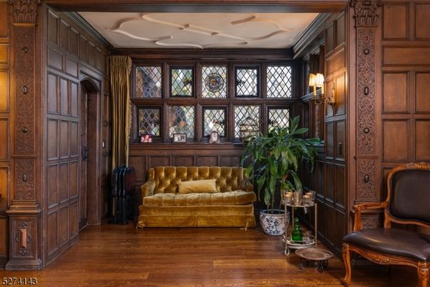 Interior, Wood Texture Flooring, Wooden Walls