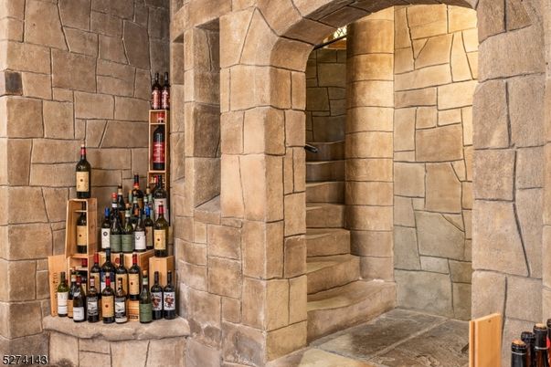Interior, Stone Walls, Wine Storage