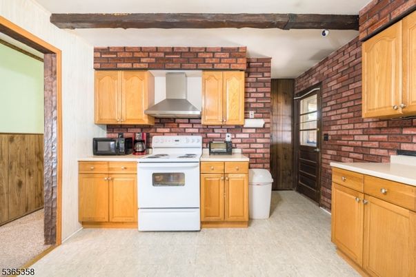 Interior, Kitchen, Stone Walls, Wooden Beams